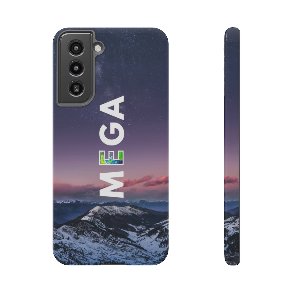 MEGA - Mega Phone Case - Mountain Top - Make Earth Great Again - MEGApodcast, MEGAendorsed, MEGAstore - Make Earth Great Again