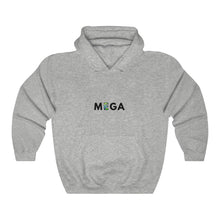Load image into Gallery viewer, MEGA - Mega Hoodie - Snow - Make Earth Great Again - MEGApodcast, MEGAendorsed, MEGAstore - Make Earth Great Again
