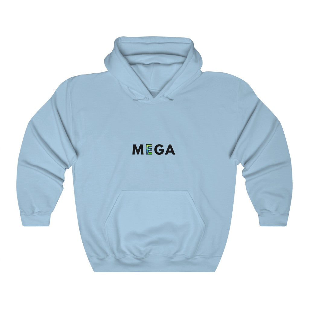 MEGA - Mega Hoodie - Oceans - Make Earth Great Again - MEGApodcast, MEGAendorsed, MEGAstore - Make Earth Great Again