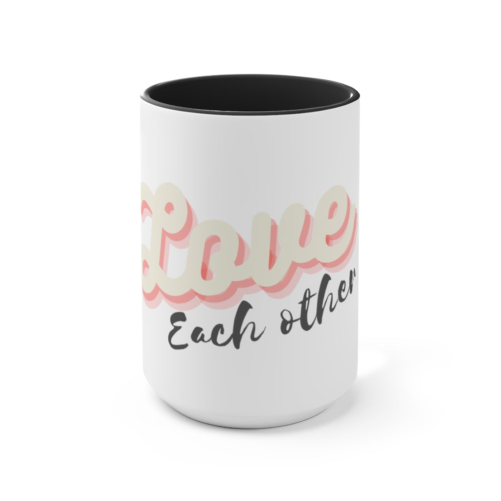 MEGA - Love Each Other - Mug - Make Earth Great Again - MEGApodcast, MEGAendorsed, MEGAstore - Make Earth Great Again