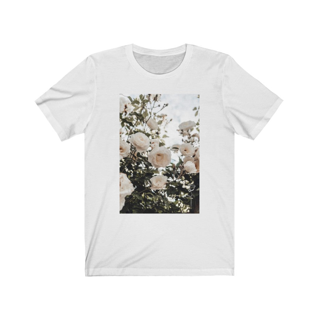 MEGA - White Rose - Tee - Make Earth Great Again - MEGApodcast, MEGAendorsed, MEGAstore - Make Earth Great Again