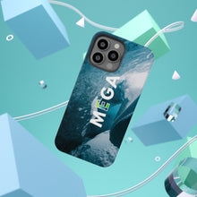 Load image into Gallery viewer, MEGA - Mega Phone Case - Glacier - Make Earth Great Again - MEGApodcast, MEGAendorsed, MEGAstore - Make Earth Great Again
