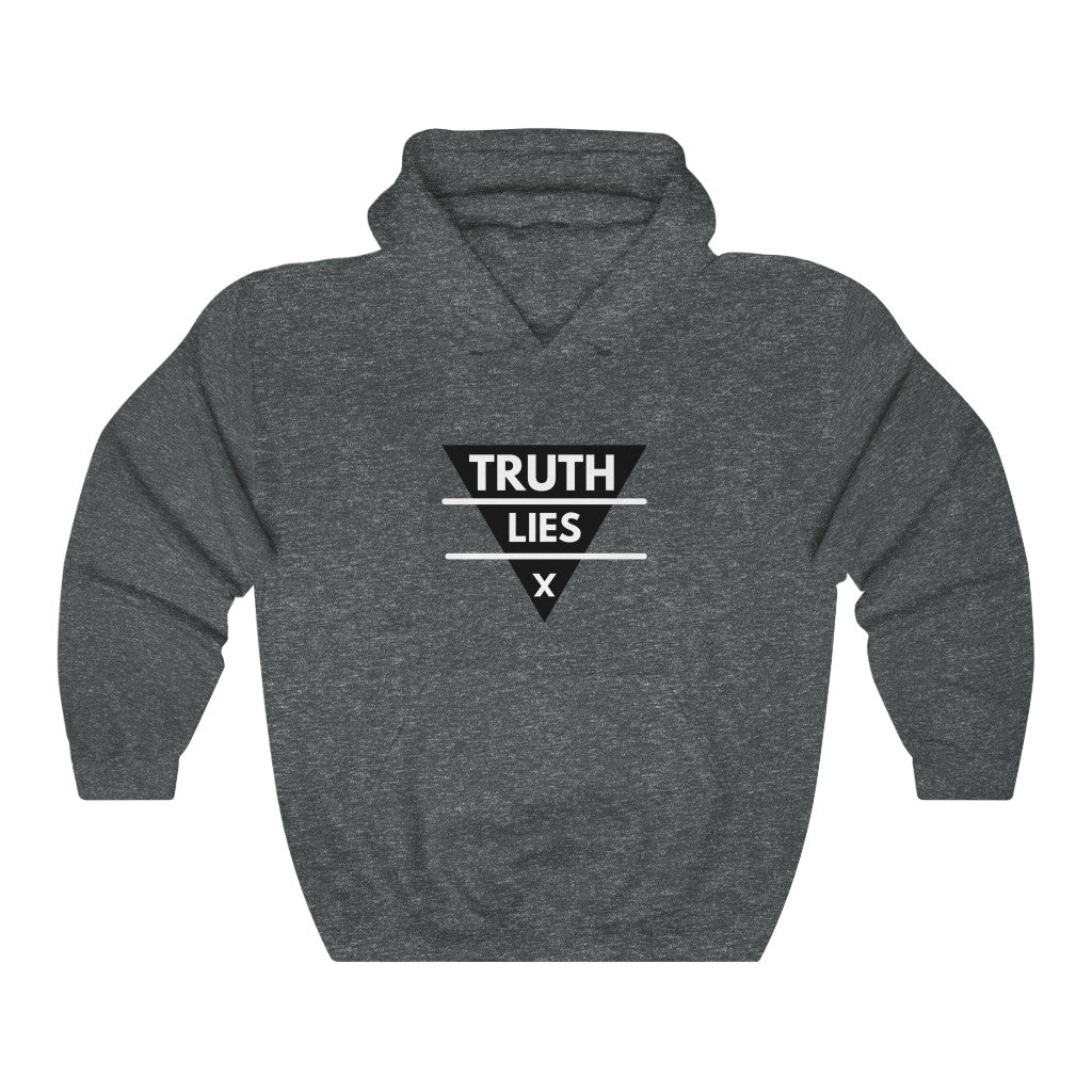 MEGA - Truth Over Lies Hoodie - Granite - Make Earth Great Again - MEGApodcast, MEGAendorsed, MEGAstore - Make Earth Great Again