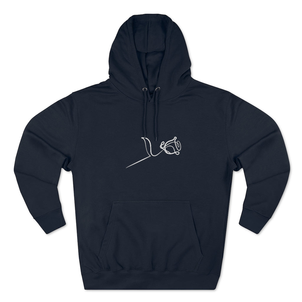 MEGA - White Rose Pullover Hoodie - Make Earth Great Again - MEGApodcast, MEGAendorsed, MEGAstore - Make Earth Great Again