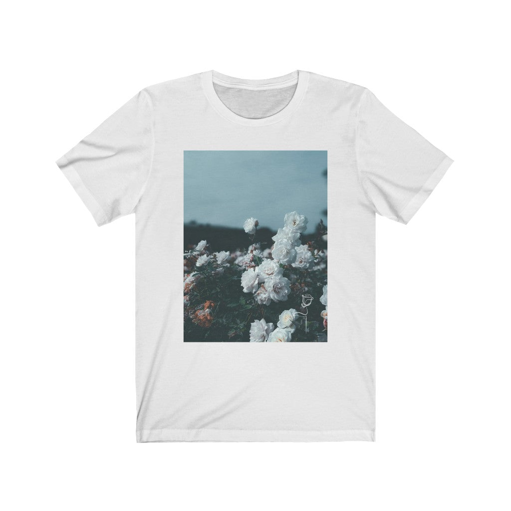 MEGA - White Rose Tee - Make Earth Great Again - MEGApodcast, MEGAendorsed, MEGAstore - Make Earth Great Again